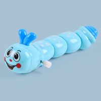 毛毛虫（蓝色）一条_ 婴幼儿童益智0一1岁半宝宝2早教3上弦发条毛毛虫扭扭虫玩具会动爬