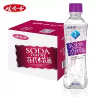 12瓶甜味 娃哈哈苏打水12/24瓶装甜味无味薄荷柠檬味青柠味白桃味酸碱平衡