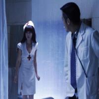 白色护士裙+帽子 均码 护士服短袖连体裙万圣节party聚会有帽子分号鬼COs血袜血浆恐怖