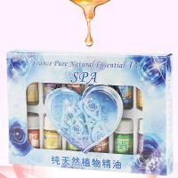 一排12支 12个味道 36支装香薰植物精油套装香薰灯炉加湿器SPA精油套装12个味道