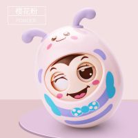 樱花粉蜜蜂不倒翁 不倒翁玩具婴儿3-6-9-12个月宝宝益智儿童小孩0-1岁大号铃铛