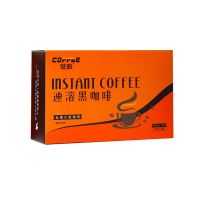 一盒【体验装.不够喝】 小橙盒黑速溶无防弹减尖低脂提神学生蔻啡减叫
