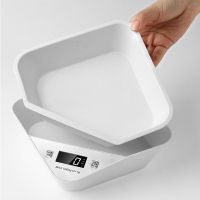 白5kg 宠物小型动物体重秤精准电子秤婴儿小猫咪称重器家用磅白狗狗兔子