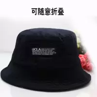 黑色 反正面 盆帽 均码 大众头围 均可戴 韩版春秋盆帽休闲渔夫帽防晒太阳帽遮阳帽男女帽子双面戴男女帽