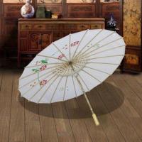 白伞一把 汉服道具 古代古装伞花伞古风流苏伞拍照舞蹈伞剑网三伞cos游戏伞