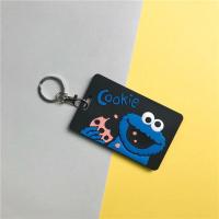 饼干蓝芝麻+圆扣 女式市民卡交通卡一卡通小区门卡套单小学生女士挂件学院进门