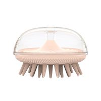 【粉色】 洗头发神器儿童硅胶按摩梳洗头刷软胶抓头梳子不伤发成人圆形可爱