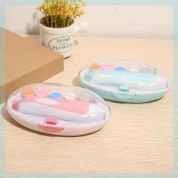 王子蓝色 泉升网店宝宝放心宝妈安心多功能婴儿童电动磨甲器修甲器