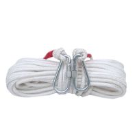 8毫米钢丝芯 10米+双钩 8—10毫米钢丝芯家用消防绳应急逃生安全绳登山绳救援高空火灾绳