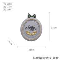 轻奢格调壁挂-翅膀 创意泡泡女孩壁挂北欧家居沙发背景墙儿童房卧室墙面装饰壁饰挂件