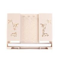 米色 MODYCLARE免打孔筷子笼筒壁挂式筷笼沥水置物架筷子筒大容量辉达