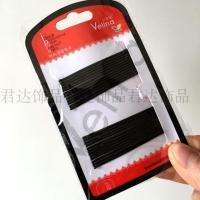 11#卡装 15支4.5厘米 发夹不掉漆弧形夹卡子影楼钢夹边夹顶夹发卡刘海夹发箍头饰发饰品