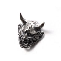 【单吊坠】不含项链 日韩个性妖魔鬼怪般若男士项链钛钢嘻哈神话街头环环相扣吊坠潮人