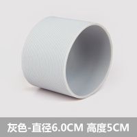 硅胶杯圈-灰色 6.0cm 硅胶杯套隔热防滑耐用防磨损玻璃杯直筒便携保护套防摔防烫茶杯套