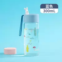 [蓝色] 高硼硅玻璃杯300mL MINISO名创优品森林系列高硼硅玻璃杯水杯女生高颜值玻璃耐热高温