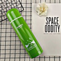 哈尔斯保温杯 儿童女士304不锈钢材质真空子弹头水杯HB-500AD绿色