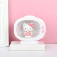 HelloKitty电视机造型小夜灯 miniso名创优品三丽鸥系列可爱玉桂狗创意电视机造型小夜灯夜光灯