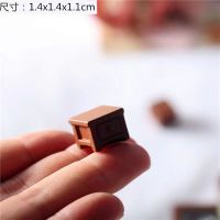 床头柜 迷你仿真摆拍娃娃屋中欧风家具系列 袖珍家具摆拍设道具