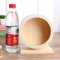 小号[直径15cm高17.5cm] 厂家直销木制静音跑轮仓鼠滚轮金丝熊转轮刺猬龙猫荷兰猪跑球专