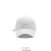 白色 硬顶 可调节 夏季韩版硬顶淡蓝色鸭舌帽女日系ins情侣百搭显脸小遮阳棒球帽