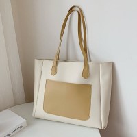 白色#UlO037 上班便携式小提包2021大学生上课气质通勤时尚手拎包大容量韩式潮