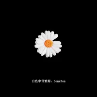 中号雏菊刺绣布贴(可缝可贴) 权志龙同款小雏菊自粘羽绒服破洞衣服补丁贴无痕大号刺绣雏菊布贴