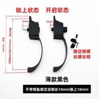 军绿色 。托普登防盗三推金刚网纱窗锁把手锁砂窗锁推拉带钥匙拉手配