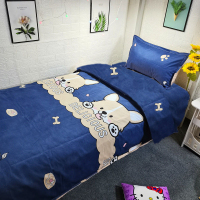 爱的陪伴 单件床单150x200(无被套) 一米二床单三件套高中生住宿床上用品学生宿舍全套组合卡通上下铺