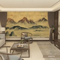 59元为油性墨-98元为水性墨印刷 竹窗帘卷帘遮光阳台竹帘客厅中式竹帘印花家用中式客厅装饰遮光