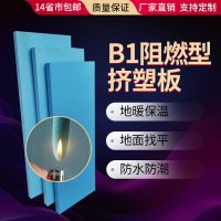 晓羽xps挤塑板阻燃外墙屋顶隔热材料泡沫防火板地暖2cm室内保温板