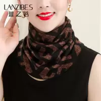 收藏加购优先发货 羊毛真丝护颈椎小围脖套头丝巾围巾女秋冬保暖百搭假领子韩版妈妈