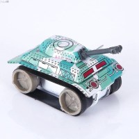 铁皮坦克1只装 发条坦克经典儿童玩具车小坦克车模型80后怀旧男孩宝宝上链发条铁