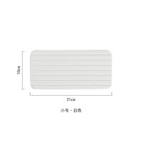 白色小号 洗手台硅藻泥吸水垫洗漱垫硅藻土杯垫小洗漱台防水垫肥皂垫牙刷垫