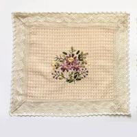 蜂巢棉米黄A(特惠) 40*45 茶具茶盘盖布盖巾防尘布蕾丝布料面料高档家电防尘布小方巾杯子