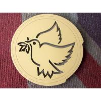 花鸟款 实木吉他音孔盖 实木设计原声民谣电箱木吉他防啸叫音孔盖