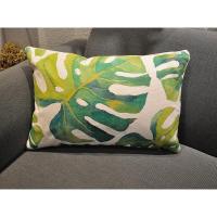 BMSD2-1-1 30X45cm(枕套)一个 简约现代亚麻抱枕植物沙发办公室午睡棉麻北欧靠垫床头靠枕大靠背