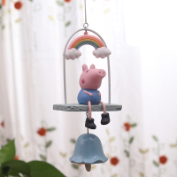 乔治 风铃挂饰门饰创意儿童房装饰卧室陶瓷铃铛挂件生日礼物女