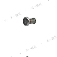 14直径20-34门厚(短) 老式防盗门门镜老式细猫眼14直径老式铁门细短猫眼门镜金属无后盖