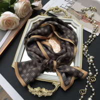 凯旋门 神秘女孩 杭州丝绸桑蚕丝丝巾韩版双层真丝围巾长条领巾飘带披肩