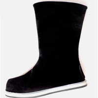 黑色古装靴子 38 锦心似玉谭松韵同款古装跷头靴子女古风汉服明制锦衣卫武侠靴皂靴