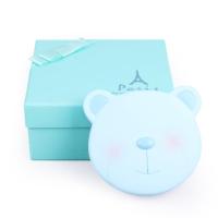 蓝色小熊乳牙盒 乳牙盒纪念品女孩男孩牙齿收纳盒子保存换掉乳牙儿童脐带胎毛收藏