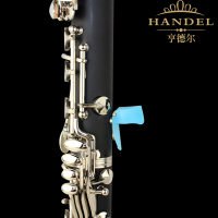 蓝色[一件]赠软木膏*1 亨德尔黑管 单簧管指托套手托套硅胶手拖套 初学乐器配件乐器手套