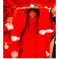 白色(普通款) 纱长70CM 古装帽子面纱斗仙女影楼摄影道具侠客遮脸古风斗笠帽汉服帷帽幕篱