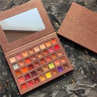 40色眼影盘(送2支刷) 35+5色大地眼影盘ins超火闪粉珠光防水平价学生初学者独角兽彩妆