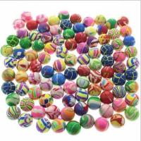 全花球款10装 弹弹球32号儿童弹力球玩具跳跳球扭蛋机宝宝橡胶弹弹球幼儿园奖品