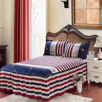 四季床裙款-城市夜空 单件120cmx200cm 床罩韩式床裙单件席梦思床罩防滑式防尘保护套1.5米1.8m床单床笠