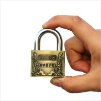 短梁40MM 仿古铜挂锁防水防锈防盗挂锁户外防雨锁原子挂锁仓库大门锁具锁头