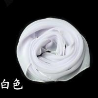 白色 白色 幼儿35*35cm 舞蹈丝巾小方巾手帕胶州秧歌跳舞纱巾手绢风酥雨忆雪纺纱演出道具