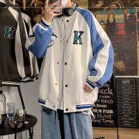 白色[原版高质量] M 棒球服男潮牌宽松防晒上衣服帅气外套百搭情侣韩版潮流学生夹克夏