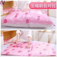 红色 小号(50*45cm) 收耐袋藏放羽绒衣服的密封真空收拉纳压缩装棉絮被子省空间换季用